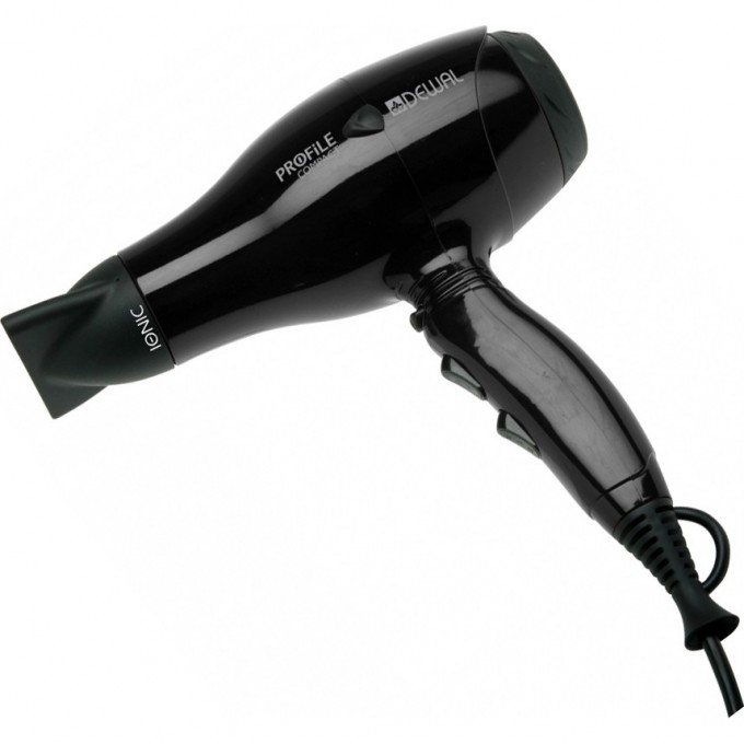 Фен 2000 Вт Compact Pro ionic DEWAL 03-6008-Black* Фен 2000 Вт Compact Pro ionic DEWAL 03-6008-Black*