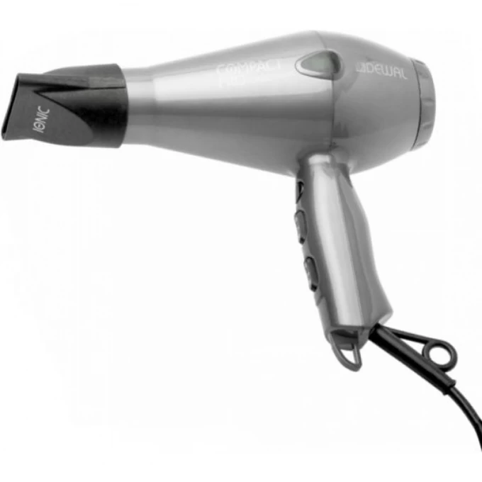 Фен 2000 Вт Compact Pro ionic DEWAL 03-6008-Silver* Фен 2000 Вт Compact Pro ionic DEWAL 03-6008-Silver*