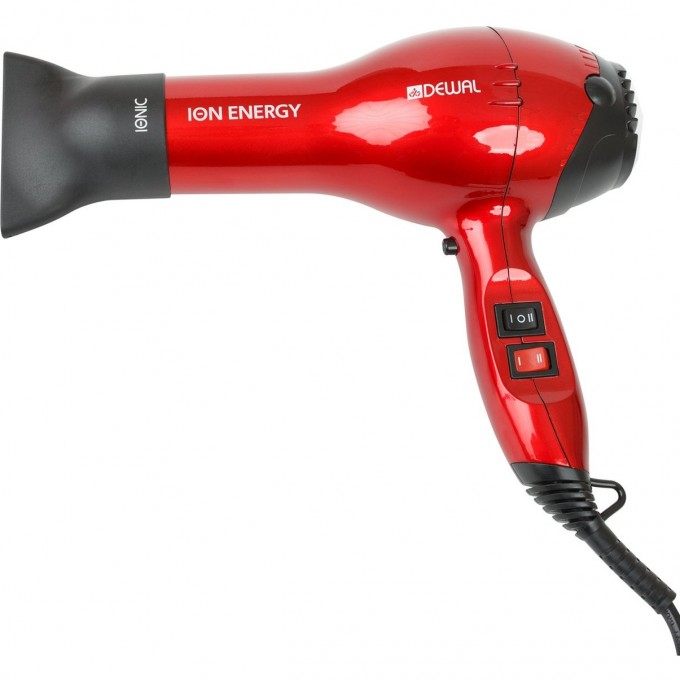 Фен 2000 Вт ION Energy DEWAL 03-8800 Red Фен 2000 Вт ION Energy DEWAL 03-8800 Red