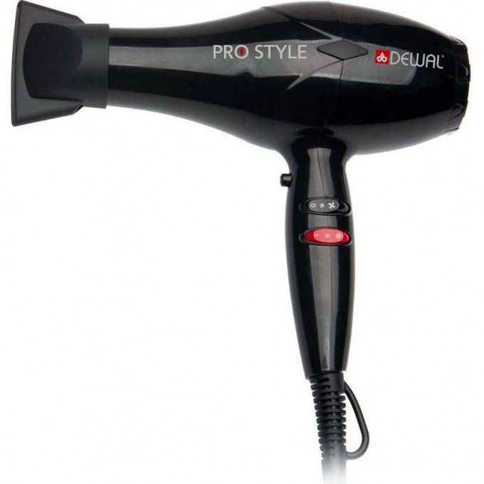Фен 2000 Вт Pro Style DEWAL 03-111 Black Фен 2000 Вт Pro Style DEWAL 03-111 Black