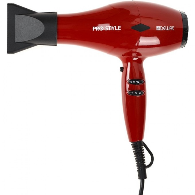 Фен 2000 Вт Pro Style DEWAL 03-111 Red Фен 2000 Вт Pro Style DEWAL 03-111 Red