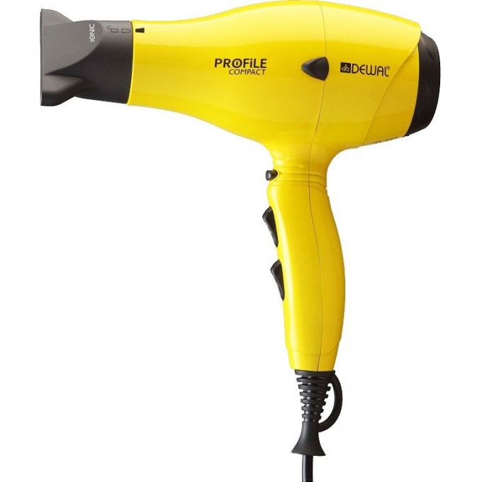 Фен 2000 Вт Profile Compact DEWAL 03-119 Yellow Фен 2000 Вт Profile Compact DEWAL 03-119 Yellow
