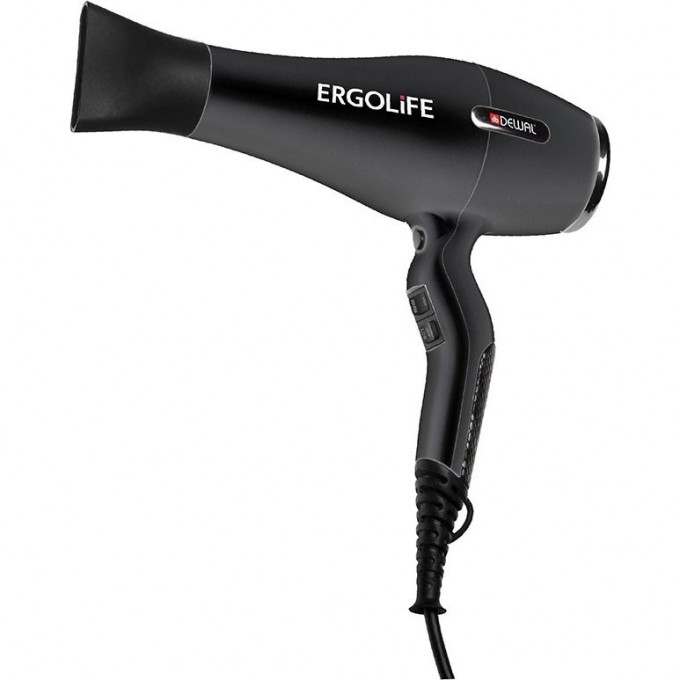 Фен 2200 Вт ErgoLife DEWAL 03-001 Black Фен 2200 Вт ErgoLife DEWAL 03-001 Black