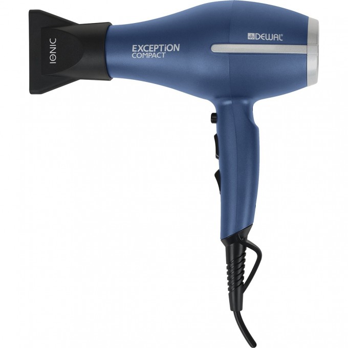 Фен 2200 Вт EXCEPTION Compact DEWAL 03-114 Blue Фен 2200 Вт EXCEPTION Compact DEWAL 03-114 Blue