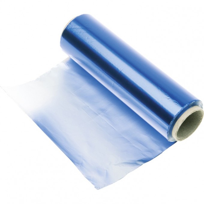 Фольга парикмахерская синяя, 25м, 16 мкм DEWAL 02-25-Blue Фольга парикмахерская синяя, 25м, 16 мкм DEWAL 02-25-Blue