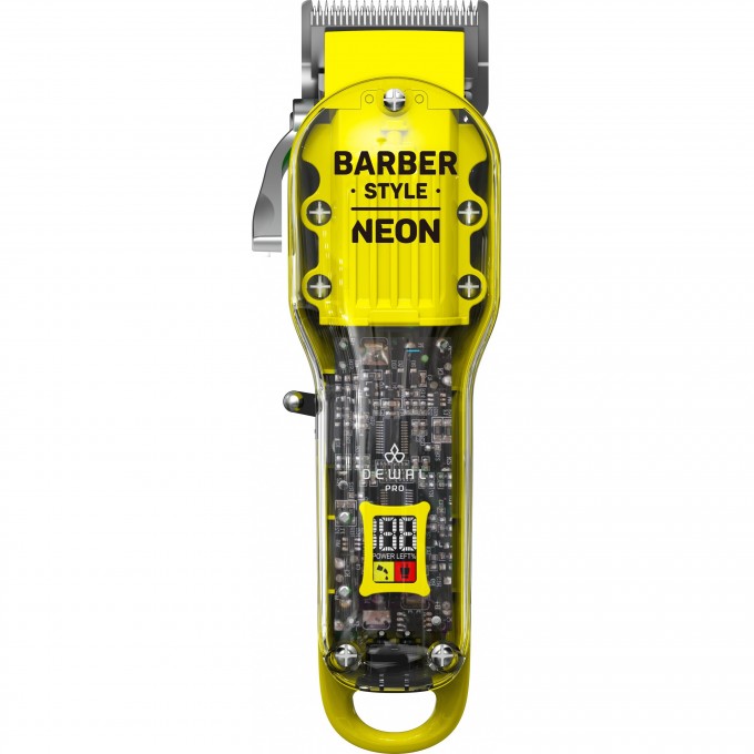 Машинка для стрижки DEWAL BARBER STYLE NEON 03-081 Yellow Машинка для стрижки DEWAL BARBER STYLE NEON 03-081 Yellow