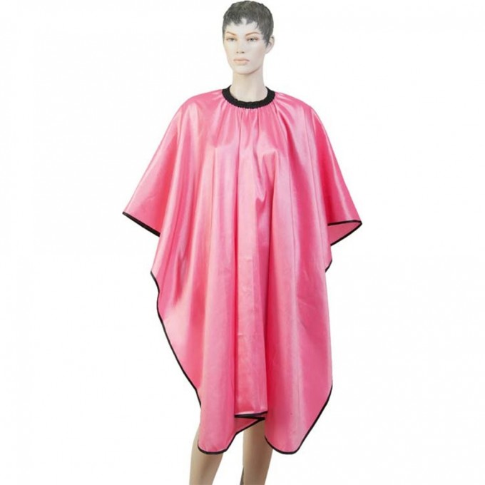Пеньюар для стрижки "Глянец" 128 х 146 см DEWAL AA04Pink Пеньюар для стрижки "Глянец" 128 х 146 см DEWAL AA04Pink