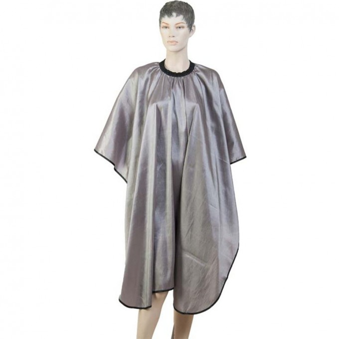 Пеньюар для стрижки "Глянец" 128 х 146 см DEWAL AA04Silver Пеньюар для стрижки "Глянец" 128 х 146 см DEWAL AA04Silver