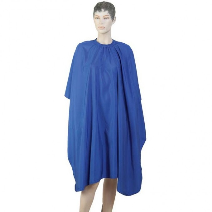 Пеньюар для стрижки "Матовый" 128 х 148 см DEWAL AA09Blue Пеньюар для стрижки "Матовый" 128 х 148 см DEWAL AA09Blue
