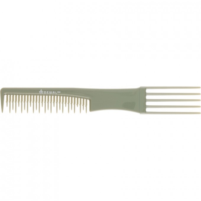 Расческа рабочая DEWAL ЭКОНОМ OLIVE для начеса, с пластмассовой вилкой, 19 см CO-6505OLIVE Расческа рабочая DEWAL ЭКОНОМ OLIVE для начеса, с пластмассовой вилкой, 19 см CO-6505OLIVE